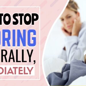 How To Stop Snoring Naturally Immediately | Vital Sleep Snoring Device
